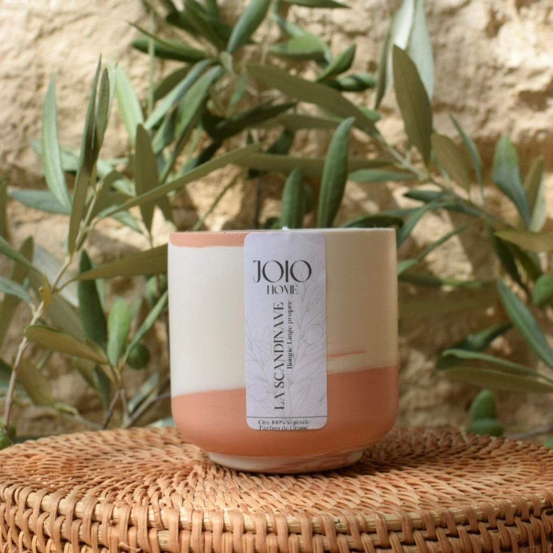 Bougie Scandinave - Linge propre